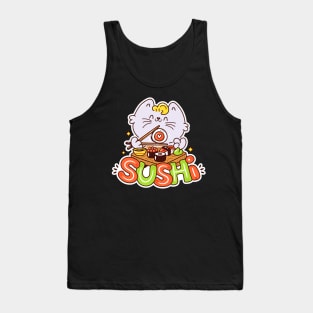 Sushi Cat Yum Tank Top